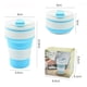 thumbnail image 2 of Termo De Silicon Plegable Ecologico Portatil Cafe, 2 of 4