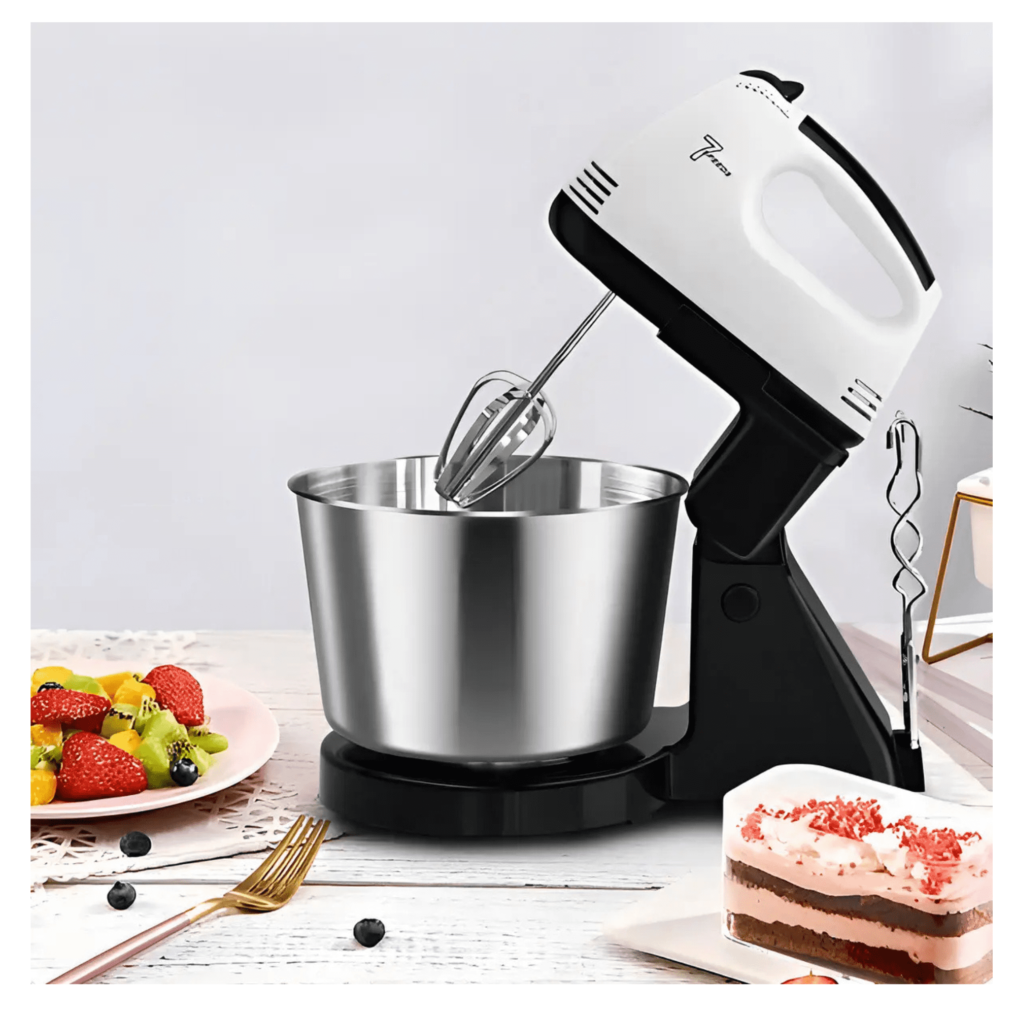 Genérico - Batidora Pedestal Yonsa 380w Con Bol De Acero De 4l