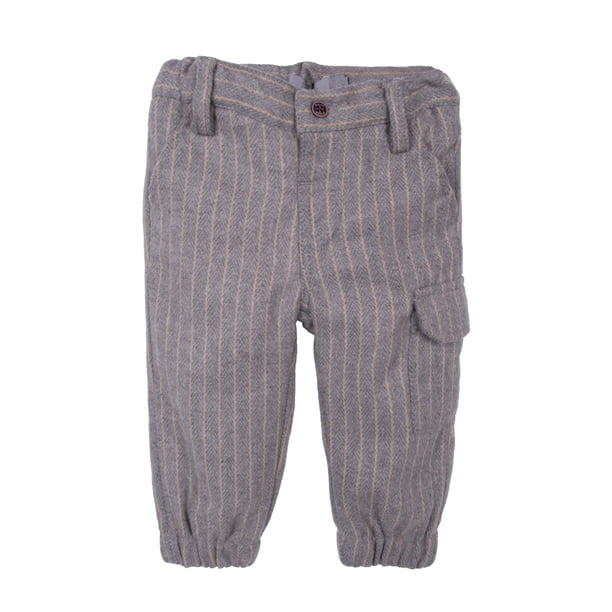 Pantalón Bebé Niño Forrado Gris