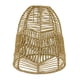 thumbnail image 1 of Lámpara colgante Pantalla Boho Luz de techo Pantalla Cuerda de papel Mimbre de mimbre tejida a mano Cubierta para comedor Cocina Restaurant , Estilo C Medio, 1 of 5