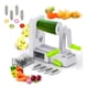 thumbnail image 1 of spiralizador De Verduras Cortador Manual Con Manivela 5 Cuchillas Acero Inoxidable Picador Extractor Fideos Vegetales FIGOIMPORT, 1 of 9