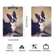 thumbnail image 2 of Boston Terrier Portapapeles de acrílico A4, tamaño carta estándar, carpeta con clip 31.8x 21.5CM para estudiantes, profesores y oficina, 2 of 6