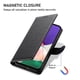 thumbnail image 2 of Funda para FOXDOCK Samsung Galaxy A22 5G– Cuero Premium, 3 ranuras para tarjetas, Protección contra impactos, 2 of 5