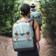 thumbnail image 5 of Mochila Nevera CleverMade para 18 Latas Impermeable Rayas Azules, 5 of 6