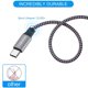 thumbnail image 3 of Cable USB-C TAKAGI USB-A a Tipo C 3 A, paquete de 3, 3 of 3