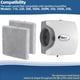 thumbnail image 3 of Repuesto de 10 filtros de humidificador de panel de agua para humidificadores de toda la casa Aprilaire, modelos 110, 220, 500, 500A, 500M, 550, 550A, 558 (paquete de 2), 3 of 7