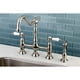 thumbnail image 2 of Grifo de cocina Kingston Brass Bel Air Centerset con pulverizador, 2 of 4