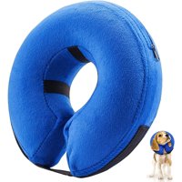 Keru - Collar Inflable Isabelino Anti Mordida Perros Gatos - Talla S