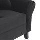 thumbnail image 4 of Sofa Lua 3 Cuerpos Más 2 Poltronas Felpa Negro, 4 of 5