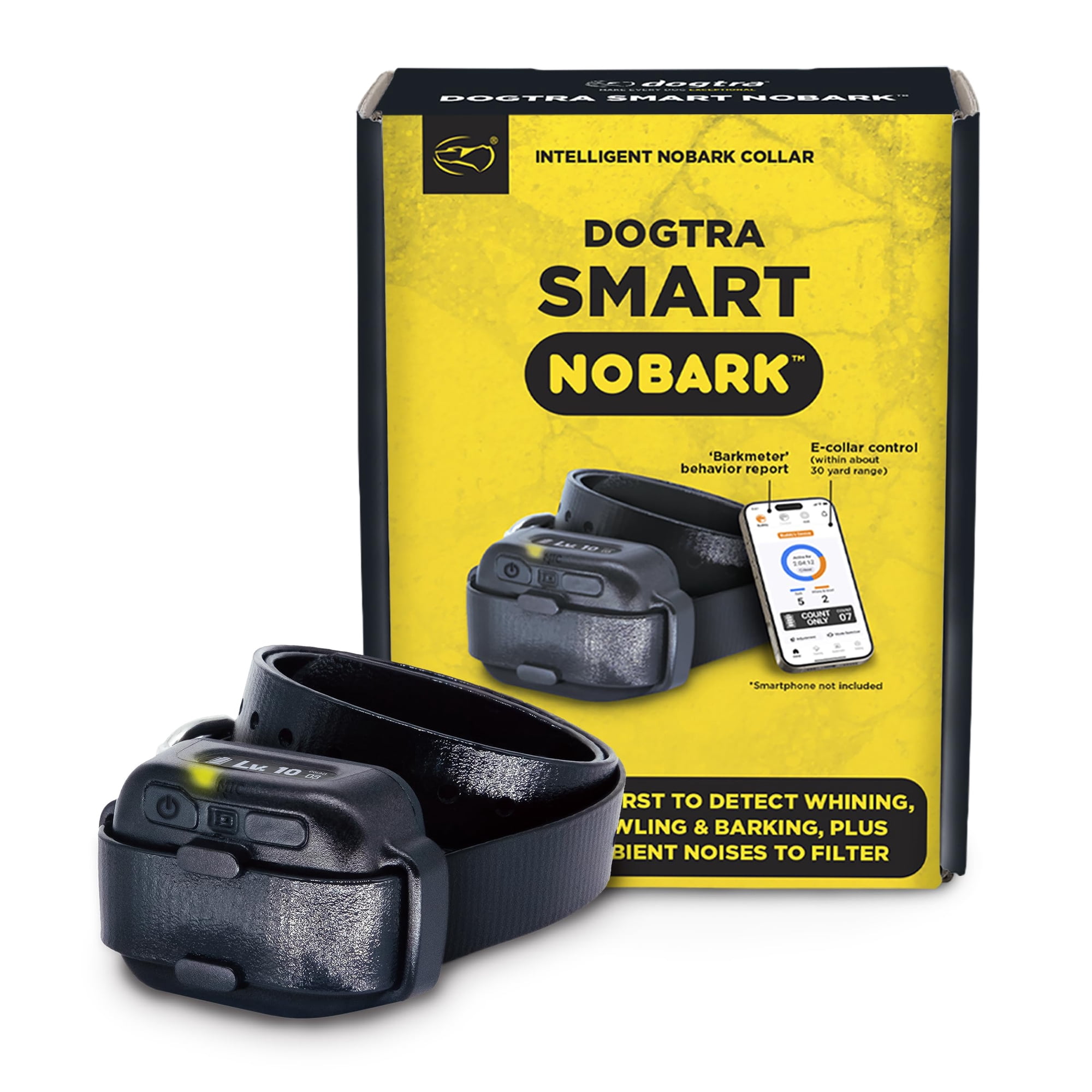 Collar antiladridos Dogtra Smart NOBARK para perros de 4,5 kg