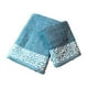 thumbnail image 2 of Juego de 2 Toallas Turcas Azul/Diseño, 2 of 2