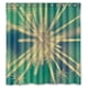 thumbnail image 1 of Cortina de ducha abstracta floral con ganchos, tamaño 66 x 72 pulgadas, 1 of 3
