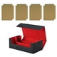 thumbnail image 5 of Caja De Baraja De Cartas Coleccionables, Juguete De Tarjeta De Recolección Fuerte, Estuche Para Tarjetas Deportivas De Cuero PU, Negro, Rojo Con Caqui, 5 of 5