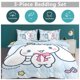 thumbnail image 2 of Cute Cinnamoroll Cartoon Character Duvet Cover Set Bedding Set 3D Cartoon Printed Comfortable And Soft Bed Set Room Decor for Bedroom, 2 of 5