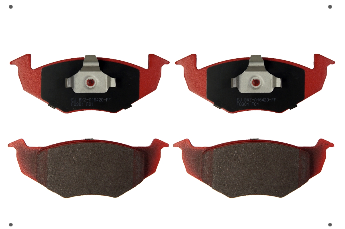 Ital Brakes Pm - Set Pastillas Frenos Delanteras Para Volkswagen Saveiro Iii 2011 2012