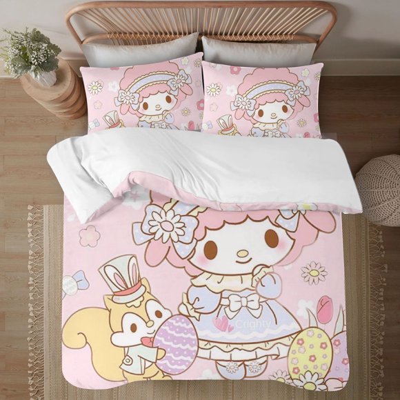 My Sweet Piano 3-Piece Bedding Set For Kids Boys Girls Adult Cartoon Warm Cute Fashion Holiday Present Gift Bed Sheets