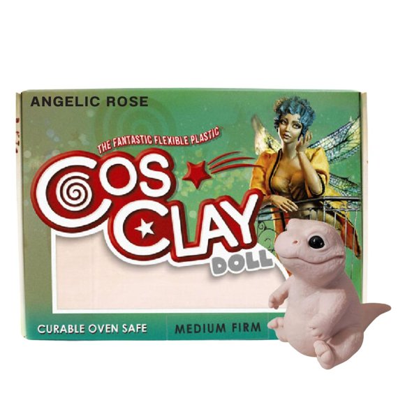 Material para Escultura Cosclay Angelic Rose Lite 450 g Flexible