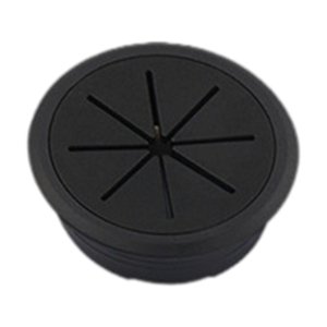 Magideal - Corte La Tapa De La Gestión De Equipos De Gestión Del Orificio Del Organizador De Cable Y El Litro De Escritorio De Alambre De Hider Flexible Negro Pa Diámetro Del Agujero 60 Mm