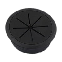 Magideal - Corte La Tapa De La Gestión De Equipos De Gestión Del Orificio Del Organizador De Cable Y El Litro De Escritorio De Alambre De Hider Flexible Negro Pa Diámetro Del Agujero 60 Mm