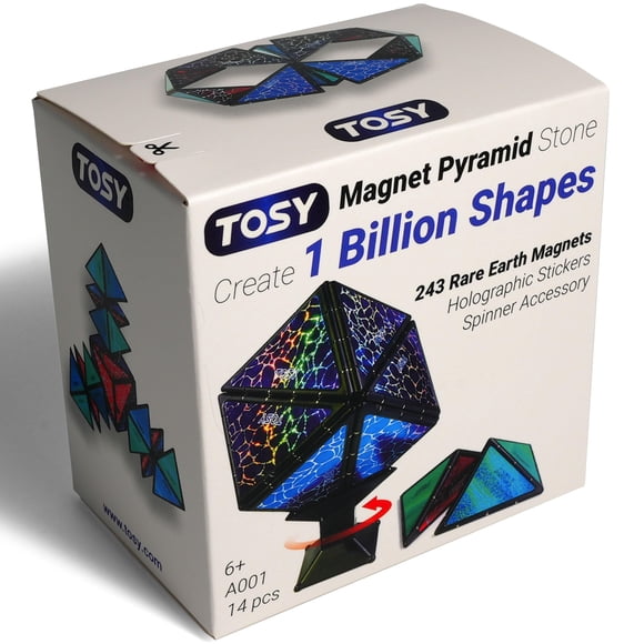 Juguete magnético que cambia de forma TOSY Magnet Pyramid Stone