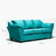 thumbnail image 3 of Sofa 3C Napoli Felpa Turqueza, 3 of 3