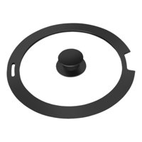 Bothyi - Tapa De Olla, Cubierta De Vidrio, Pieza De Utensilios De Cocina, Cubierta De Sartén Para Sartenes, Ollas, Wok, Negro S