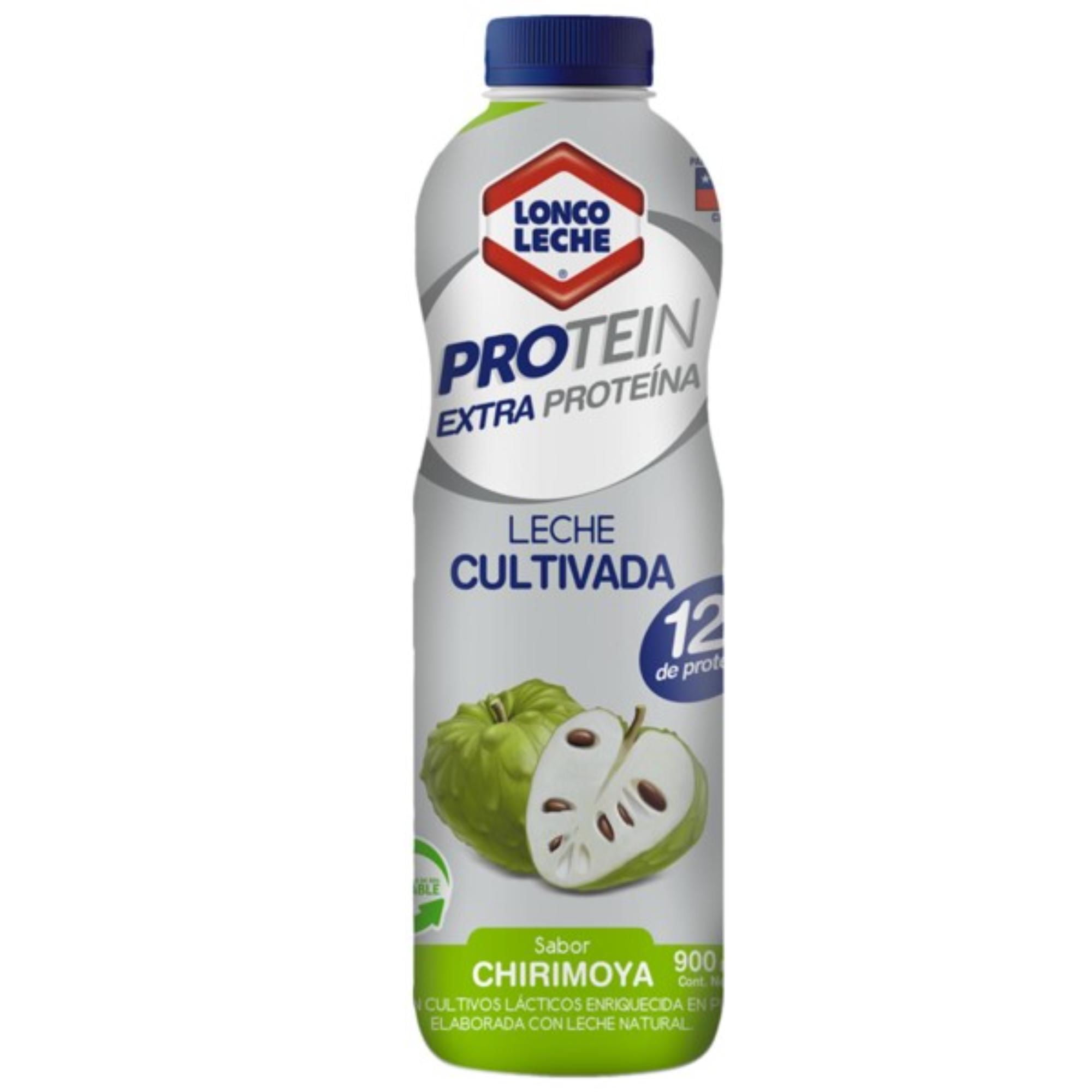 Leche Cultivada Protein Sabor Chirimoya 900 ml Loncoleche