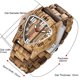 thumbnail image 4 of Reloj de madera Dentily para hombre, 25 cm, esfera triangular, cuarzo, 60 g, 4 of 7