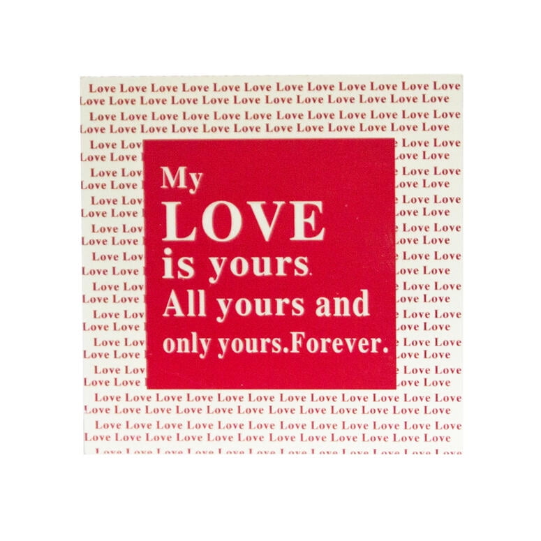 Vgo - Ladrillo 21x21 Cm Madera Color Con Leyenda