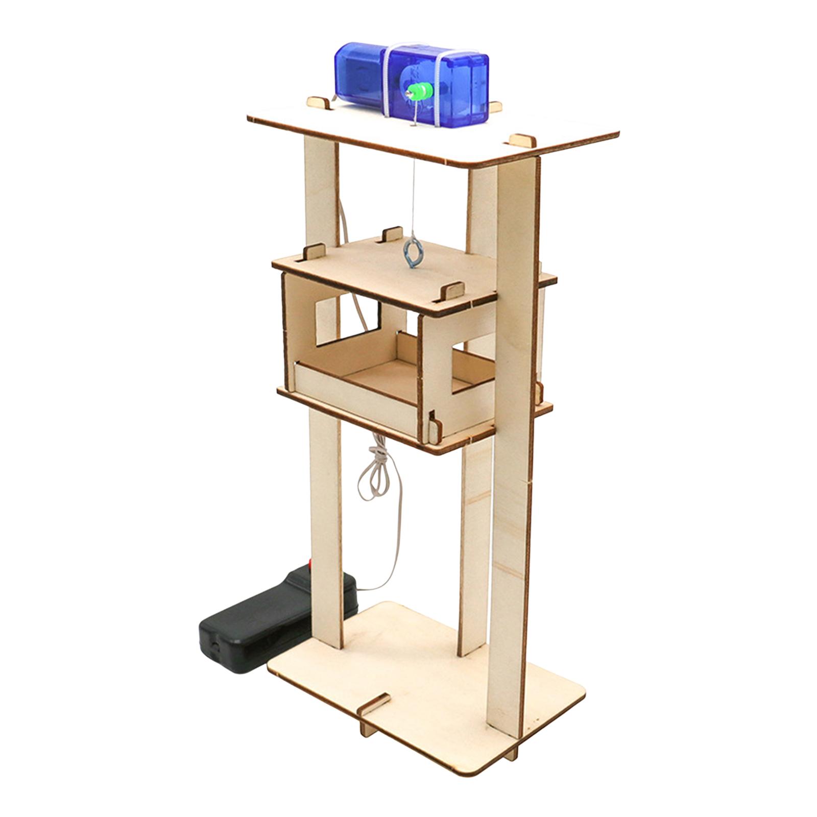 Magideal - Ascensor Eléctrico Ensamblado Para Niños Y Niñas, Dispositivo De Aprendizaje, Enseñanza De Ciencias, Descubrimiento De Física, Regalo Para Niños Y Niñ