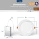 thumbnail image 5 of Luz LED empotrable Amico de 6" 5CCT regulable 12 W 1050 lm, 5 of 8