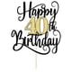 thumbnail image 2 of Decoración Para Tartas Con Estampado De 40 Cumpleaños 40 Decoraciones Para Tartas De Fiest, 2 of 7
