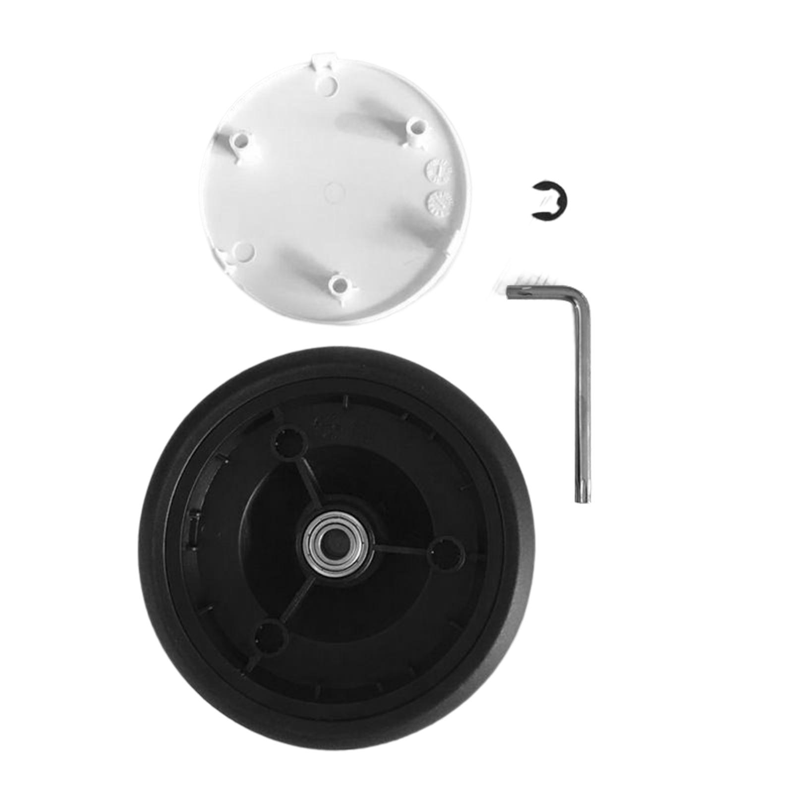 Magideal - Rueda De Cochecito De Bebé, Piezas De Mejora, Accesorios Duraderos Para Cochecito De Bebé, Caucho Con Herramientas, Carrito, Cochecito De Neumáticos Trasero