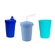 thumbnail image 1 of Set 3 Vasos Azul Navi Denim Aqua, 1 of 3