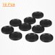 thumbnail image 3 of Uxcell 10 piezas Botón de Resina para Costura, 25mm 5/8 pulgadas 4 Agujeros Botones Redondos para Abrigo, Traje de Hombre, Prendas de Ropa, 2#Negro, 3 of 7