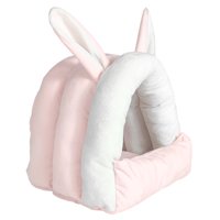 Ioensy - Cama Para Conejo, Nido Acogedor, Camas Cueva Para Conejillo De Indias, Para Conejito, Hámster, Chinchilla, Rosa