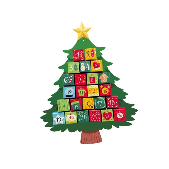Calendario De Adviento De 24 Días Para árbol De Navidad, Ideal Para Rellenar Y Decorar El Hogar.