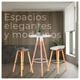 thumbnail image 3 of Mesa Alta 60x105 + 2 Sillas Piso Bar Alto Negro, 3 of 3