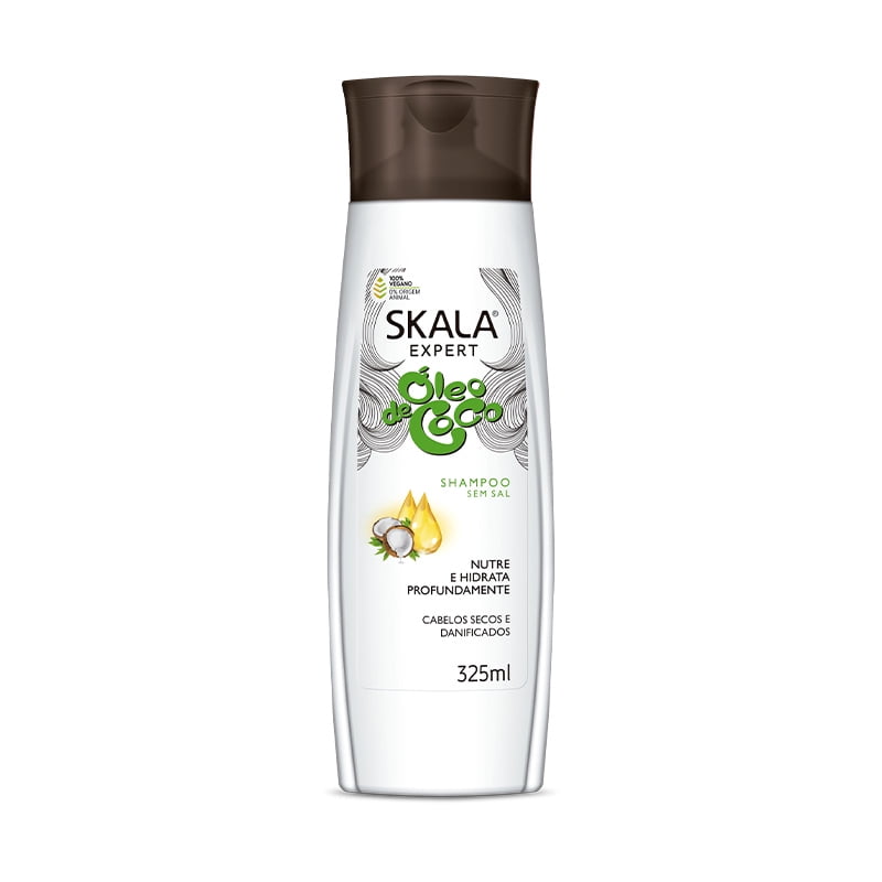 Skala - Shampoo Óleo De Coco Cabello Seco Sin Sal 325 Ml