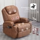 thumbnail image 3 of Sillón Bergere Reclinable con Masaje y Calor Eléctrico, Tela Camel. Lhasa, 3 of 3