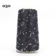thumbnail image 1 of suxuMhao Hilo de Lentejuelas, 1.76oz/50g 1 Rollo, Negro, Poliéster + Algodón con Lentejuelas, Hilo para Tejer y Crochet, Hilo Brillante para Crochet para Manualidades, Hilo para Decoraciones de, 1 of 4