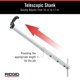 thumbnail image 4 of Llave ajustable de tubería plegable para fregadero RIDGID 1017, 25‑43 cm, color plateado, 4 of 9