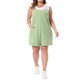thumbnail image 2 of FAB CURVES Mono de tirantes finos sin mangas casual de verano para mujer de talla grande 1X Verde, 2 of 6