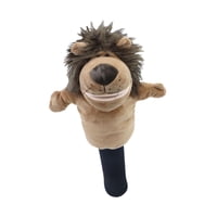 Magideal - Protector De Cabeza De Golf De Animales De Peluche Novedad Protección De Cabeza De Madera De Golf Antiarañazos Para Deportes Al Aire Libre En Campos D León