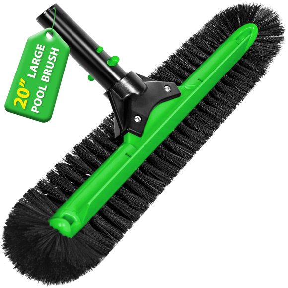 Cepillo para Piscina KGC de 20" Ancho con Cerdas Suaves y Resistente