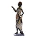 thumbnail image 5 of Estatuilla De Dama Africana Estatua De Mujer Tribal Adornos Exóticos Para Sala De Estar A, 5 of 5