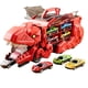 thumbnail image 3 of Camión de transporte de dinosaurios, camión devorador de dinosaurios, portátil, novedad, vehículos de dinosaurio, juego de juego para niños y niñas rojo, 3 of 5