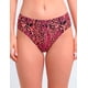 thumbnail image 1 of Bikini clásico costados drapeados estampado negro Talla 16, 1 of 3