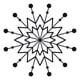 thumbnail image 1 of Decomural Snowflake Xmas Festive Christmas WS-15253, 1 of 2