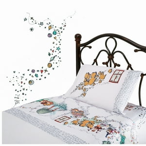 Cherry Blossom - Juego De Sábanas 1.5 Plazas Susurros Y Las Mariposas